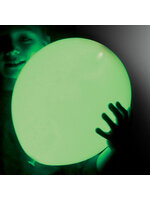 ลูกโป่ง LED สีเขียว แพ็ค 5 ชิ้น ไฟสว่างเหมือนโคมไฟ (LED Light Green Balloon - LED Fixed Mode)