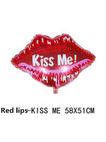 บอลลูนฟลอย์รูปปาก Kiss Me - Foil Balloon Kiss Me / Item No.TL-E023