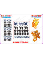 สติกเกอร์ รูปตา ติดลูกโป่ง B601