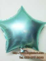 ลูกโป่งฟลอย์รูปดาว สีเขียวมุก ไซส์ 18 นิ้ว - Star Shape Foil Balloon Pearl Green Color/Item No.TL-G006