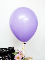 ลูกโป่งกลมเนื้อสแตนดาร์ท สีม่วงไลแล็ค ไซส์ 10 นิ้ว แพ็คละ 10 ใบ (Round Balloons Size 10" - Standard Purple Lilac Color)