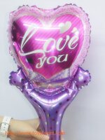 บอลลูนเป่าลม พิมพ์ LOVE YOU ลายหวานๆ / Item No. TL-M016