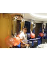 ผลงานของเรา - ลูกโป่ง บอลลูนฟลอย์ อัดก๊าซฮีเลียม จัดช่อ ติดตามได้ทางหน้าเพจเฟซบุค และ IG