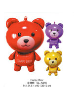ลูกโป่งฟลอย์ หมี Happy Bear - Happy Bear Foil Balloon / Item No. TL-B008