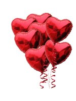 ลูกโป่งฟลอย์รูปหัวใจ สีแดง ไซส์ 18 นิ้ว - Heart Shape Balloon Red Color / No.TL-G011