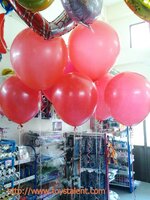 ลูกโป่งจัมโบ้ สีแดง ขนาด 24 นิ้ว - Round Jumbo Balloon Red 24"