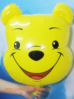 บอลลูนหน้าหมีการ์ตูน วินนี่เดอะพลู - Winnie The Pooh Face Shape Foil Balloon/ Item No. TL-B032