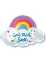 ลูกโป่งฟลอย์นำเข้า Get Well Rainbow / Item No. AG-11075 แบรนด์ Anagram ของแท้