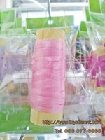 ริบบิ้น สีชมพูอ่อน สำหรับผูกลูกโป่ง ยาว 10 เมตร - Ribbon Light Pink Color For Balloon