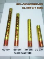 พลุกระดาษ Gold Confetti shooter ขนาด 40 cm / TL-P005