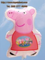 ลูกโป่งฟลอย์ การ์ตูน Papa Pig - Papa Pig Foil Round Balloon / Item No. TL-A071