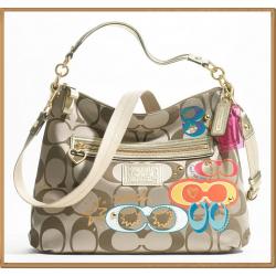 Coach Daisy Pop C Applique Hobo 20962