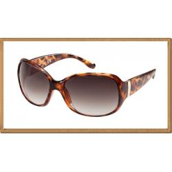 H&M - แว่นกันแดดกรอบสีกระ เลนส์สีน้ำตาล