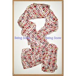 Zara ลายลิปสติก - สีขาว