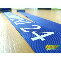 สกรีนพลาสติก สายกั้นทางเดิน THE LUMPINI 24