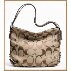 Coach 24CM Signature Duffle 15067 - Khaki