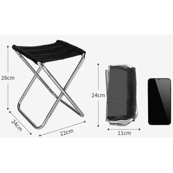 เก้าอี้แคมปิ้ง เก้าอี้สนาม พับได้ เบา พกพาง่าย เก้าอี้outdoor อลูมิเนียม อัลลอยด์1.2