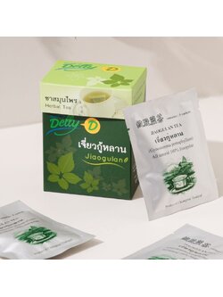 ผลิตภัณฑ์เสริมอาหาร เจียวกู่หลาน ชนิดชาชง บรรจุซอง