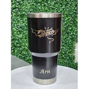 เลเซอร์แก้วเก็บความเย็น โลโก้ Devil Hero