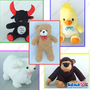 6.ตุ๊กตา ผ้าขนหนู 11" ขายดี!