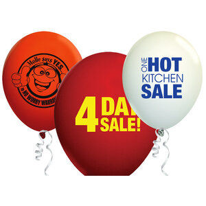 ลูกโป่งพิมพ์ลาย โลโก้ โฆษณา - Printing on Balloons