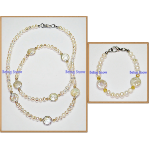 Set สร้อยคอ + สร้อยข้อมือ (Pearl Set)