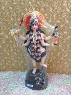 พระแม่กาลีเหยียบตอ 7" กายเนื้อ สูง 46 ซม. กว้าง 26 ซม. ฐานกว้าง 7 นิ้ว