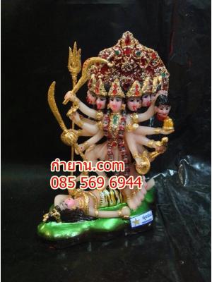 พระแม่มหากาลี เปิดโลก หน้าตัก 3" สูง 12"