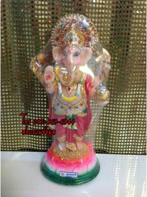 พระพิฆเนศยืน 5" ดอกบัว