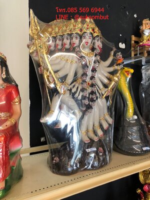 พระแม่กาลีเหยียบตอหน้าตัก 12 นิ้ว