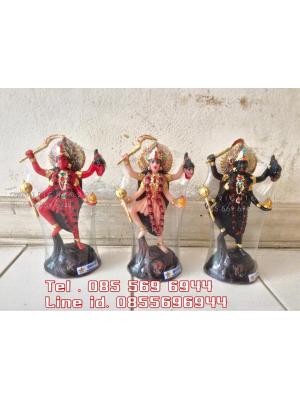 พระแม่มหากาลี ยืนตอ หน้าตัก 3" สูง 22 ซม. กว้าง 14 ซม.