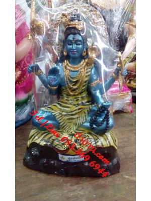 พระศิวะนั่ง หน้าตัก 5" (กายฟ้า)