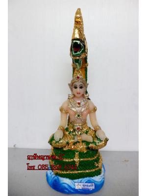 องค์นาคา นาคราช 1 เศียร หน้าตัก 5"