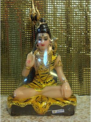 พระศิวะ นั่ง หน้าตัก 9" (พิมพ์เก่า) 2 กร