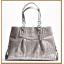 Coach Ashley Embossed Leather Croc Carryall Forest 20345
