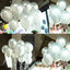 ลูกโป่งกลมเนื้อเมททัลลิก สีเงิน ไซส์ 12 นิ้ว แพ็คละ 10 ใบ (Metallic Silver Latex Balloons Size 12")