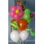 ลูกโป่งดอกไม้ Flower Latex Balloon 12" คละสี แพ็คละ 10 ชิ้น สำเนา