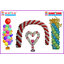 เสาลูกโป่ง ทรงหัวใจ - Balloon Stand Heart shape