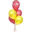 ลูกโป่งกลมเนื้อเมททัลลิก สีเหลือง ไซส์ 10 นิ้ว แพ็คละ 10 ใบ (Round Balloons Size 10" - Metallic Yellow Color)