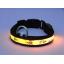 ปลอกคอ LED ลาย Pluto Collar สีเหลือง ไซส์ M สำหรับสุนัข