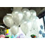 ลูกโป่งกลมเนื้อเมททัลลิก สีเงิน ไซส์ 12 นิ้ว แพ็คละ 10 ใบ (Metallic Silver Latex Balloons Size 12")