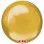 ลูกโป่งฟอลย์ ทรงกลมลูกบอลสีทอง ไซส์ 22" ORBZ GOLD / Item No.TQ-A2820599 แบรนด์ Qualatex