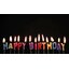 เทียนวันเกิดตัวอักษร Happy Birthday/ Item No.TL-N001