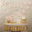 ธงประดับงาน Happy Birthday Letter Light Pink / Item No. TL-S022