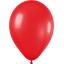 ลูกโป่งกลมเมททัลลิค สีแดง ไซส์ 12 นิ้ว แพ็คละ 10 ใบ (Round Balloons Size 12"- Metellic Red Color)