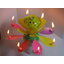 New! เทียนวันเกิดดอกไม้ มีเสียงเพลง-Music HBD Candle/ Item No. TL-N009