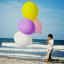 ลูกโป่งจัมโบ้ สีขาว ขนาด 36 นิ้ว - Round Jumbo Balloon White