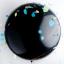 ลูกโป่งกลมจัมโบ้ไซส์ใหญ่ 36" Latex Balloon RB ONYX BLACK 3FT สีดำ/ Item No. TQ-42857 แบรนด์ Qualatex