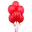 ลูกโป่งกลมเมททัลลิค สีแดง ไซส์ 12 นิ้ว แพ็คละ 10 ใบ (Round Balloons Size 12"- Metellic Red Color)