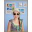 RB3025 (W3276) กรอบสีทอง เลนส์ปรอทสีทอง